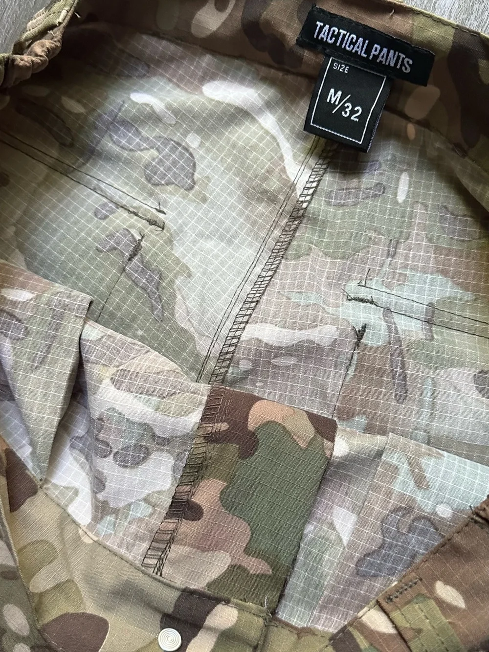 Mege Knight Camouflage Tactical Cargo Men’s Pants - M / 32